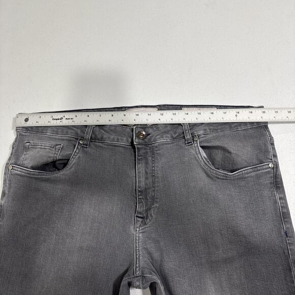 Luchiano Visconti Jeans Mens Favorite Modern Fit Slim 42x34 (41x30 actual) Gray - Picture 10 of 16